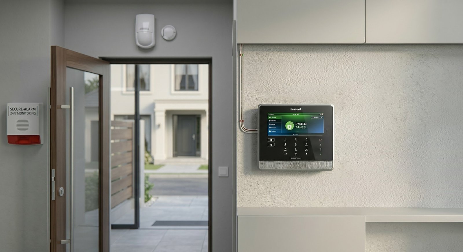 Alarm system installation and 24/7 monitoring